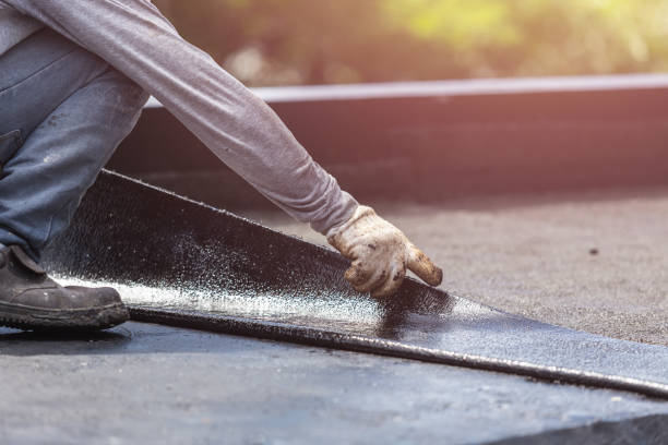 Professional Basement Waterproofing technician working in Middleton, MI
